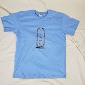Embroidered Egyptian symbol T shirt, i have no ide